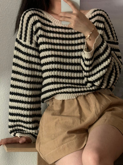 Cuddle Striped Pullover