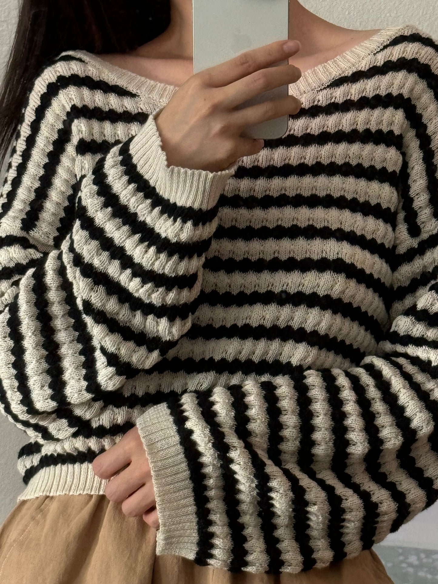 Cuddle Striped Pullover