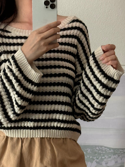 Cuddle Striped Pullover